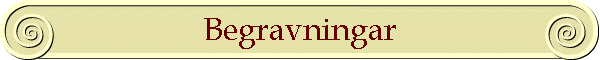 Begravningar